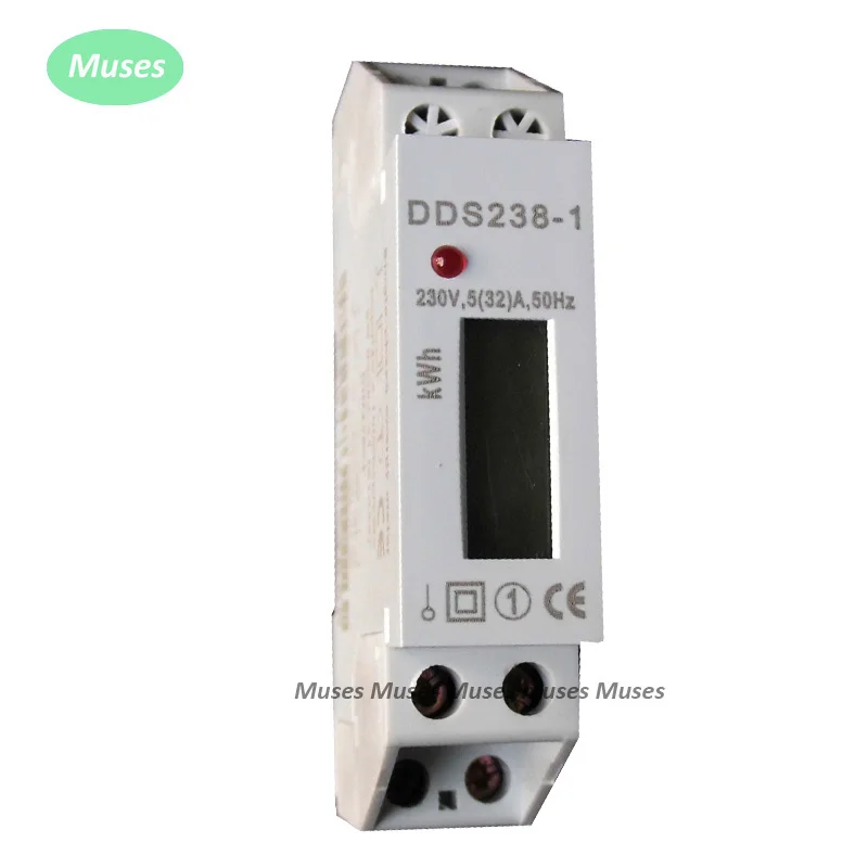 

LCD 5(32A) 230VAC 50Hz DIN-Rail Kilo Watt Hour kwh Single Phase Energy Meter DDS238-1