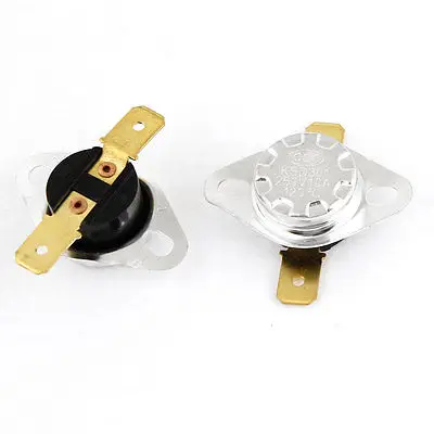 

250V 10A 120C Normal Closed Temperature Controlled Thermostat KSD301 2 Pieces