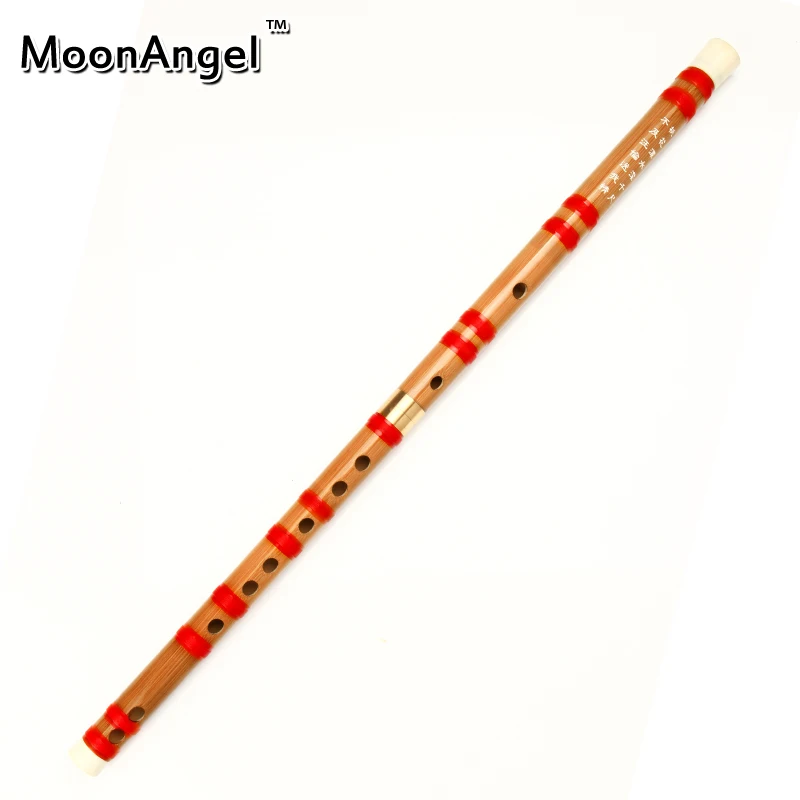 Chinese Bamboo Flute Brass Joints Bamboo Dizi Flutes Musical