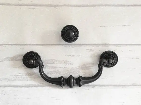

5.5"Dresser Pulls Drawer Pulls Handles Knobs Large Drop Bail Rustic Antique Bronze Kitchen Cabinet Pull Handle Hardware 140mm