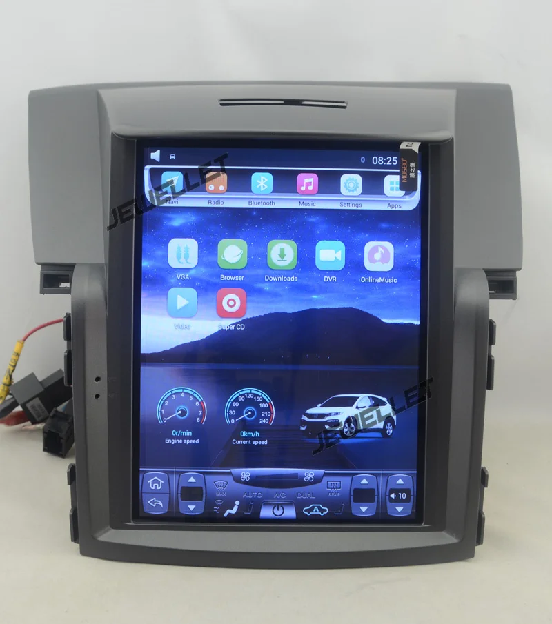 Sale 10.4" tesla style vertical screen Octa core Android 8.1 Car stereo GPS navigation for Honda CR-V CRV 2012-2016 3