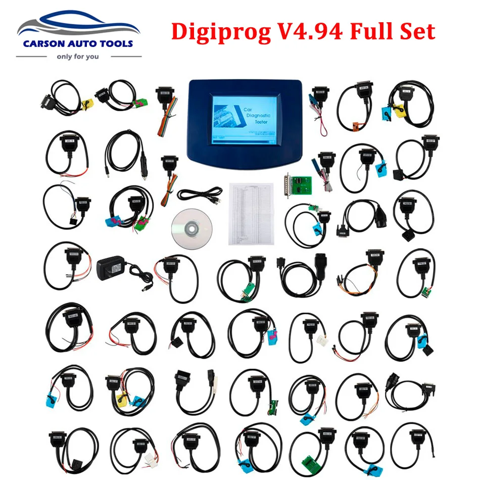 Лучшее качество digiprog 3 Digiprog III v4.94 одометр Правильно инструмент пройденное