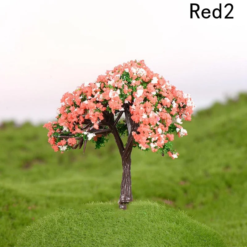 

Mini Colorful Trees Micro Landscape Tree Decoration Figurines DIY Ornaments Home Decoration