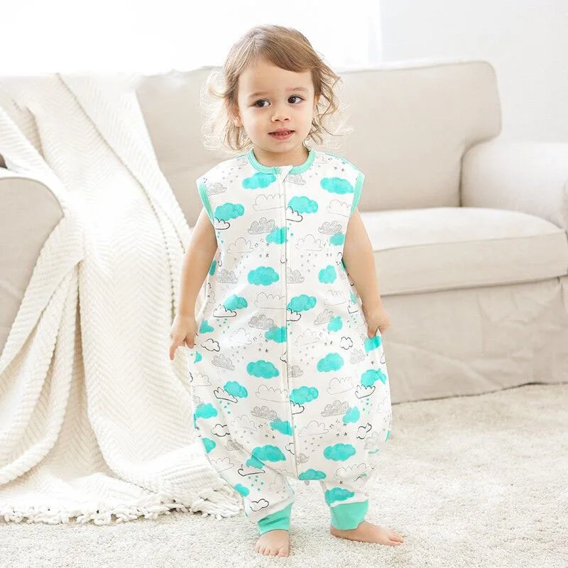 

Baby Sleeping Bag Sleepsacks Vest Sleep Bag Baby Split Leg Children Play In Infant Bed Cartoon Baby Clothes For Newborn Summer