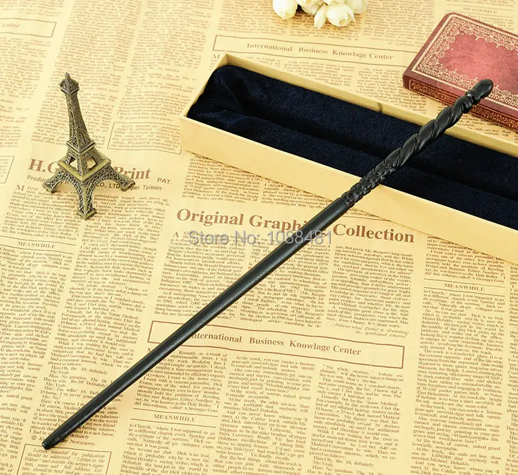 Hign качество железный металлический сердечник Поттера палочка Ласточки Хогвартс подарок Гермиона Волдеморт Снейп палочка 28 стилей с коробкой подарок на Хэллоуин