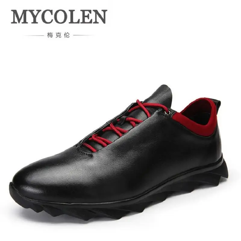 

MYCOLEN Male Shoes 2017 New Men Walking Trainers Shoes Leather Super Star Basket Shoe Fashion Casual Footwear Krasovki Tenisky