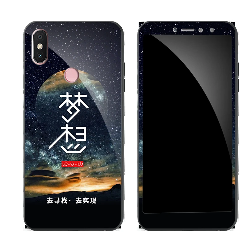 For Xiaomi Redmi S2 Tempered glass Case + Tempered Glass Screen Protector Film for Xiaomi Redmi S2 360 Degree Full Cover RedmiS2