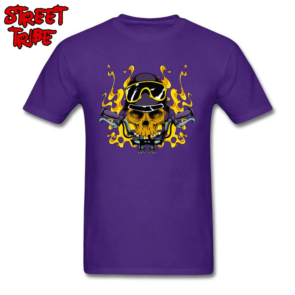 Tops & Tees euclidean skull825yy Fall Prevailing Hip hop Short Sleeve 100% Cotton O Neck Student Tshirts Hip hop T Shirt euclidean skull825yy purple