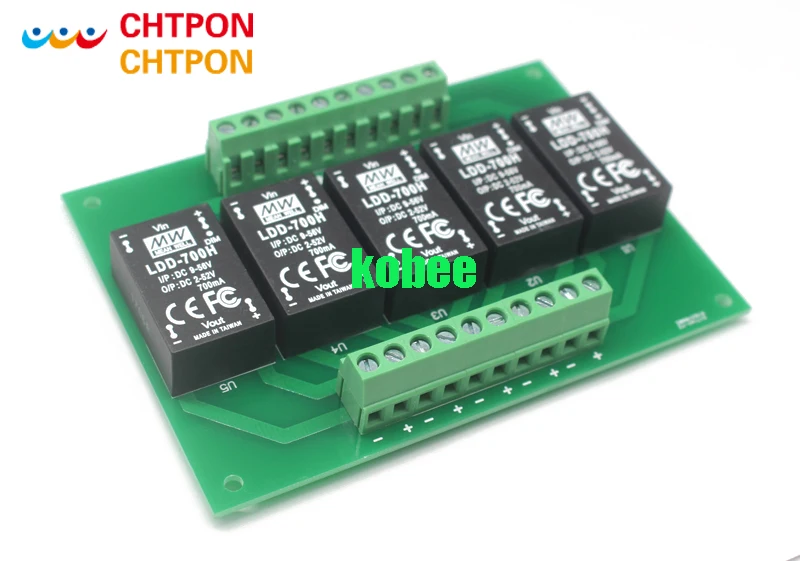 1 шт 5UP ld-h meanwell водительский pcb с 350 h 500 H 700 H 1000 H 5 каналов