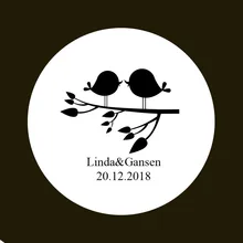 100 шт Оригинальная наклейка и индивидуальный логотип свадебный стикер s дизайн ваш собственный стикер s персонализированные наклейки Boda