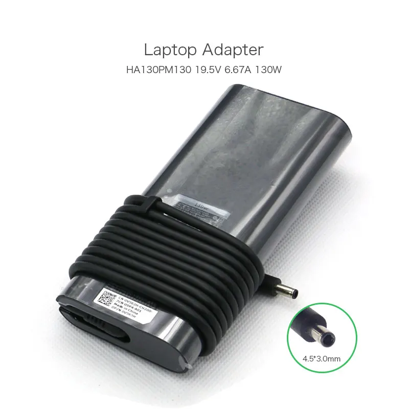 Овальный 19 5 V 6.67A 130W 4 5*3 0mm V363H RN7NW адаптер переменного тока зарядное устройство для
