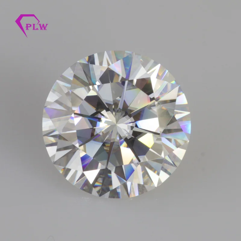 

2ct D color 8mm brilliant cut VVS round shape test positive lab grown diamonds loose moissanite gemstone Provence jewelry