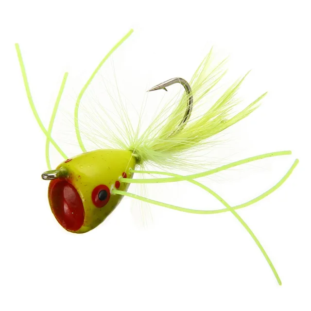 Best Price 3Pcs/Set Popper Fly Chartreuse Head With Hook Chartreuse Topwater Popper Bass Fishing Lure Fly Bass Trout For Fishing Tackle Best Price 3Pcs/Set Popper Fly Chartreuse Head With Hook Chartreuse Topwater Popper Bass Fishing Lure Fly Bass Trout For Fishing Tackle