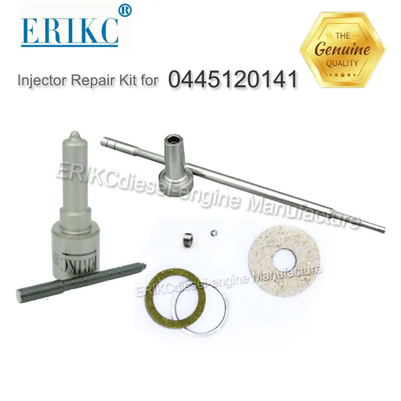 

0445120141 Injector Repair Kits Nozzle DLLA140P1790 (0433172092) Control Valve F00RJ01704 for Injector 0 445 120 141