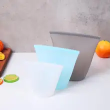 3 шт силиконовые контейнеры для хранения продуктов на молнии герметичные свежие герметичные чашки