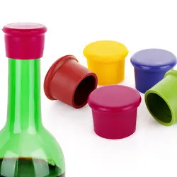Модные силиконовая бутылка для вина фиксаторы кухня и Бар инструменты шампанское бутылочные крышки товары для дома 5 цветов подарки на