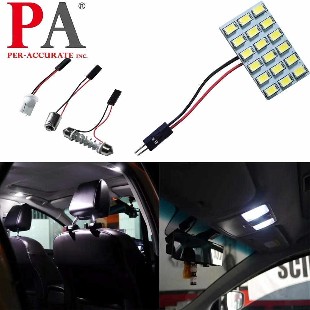 PA LED 4 шт. x лампа для чтения автомобильный купол свет внутри комнаты 18SMD 5630 5730