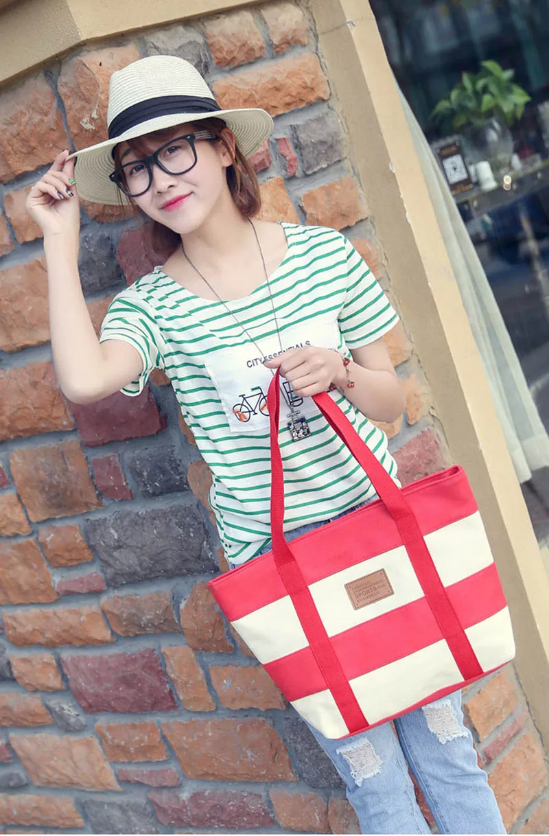 Women Canvas Beach Bags Fashion Large Handbags Female Shoulder Bag Ladies Shopping Messenger Tote Handbag Designer Bolsa SS0337 (25)