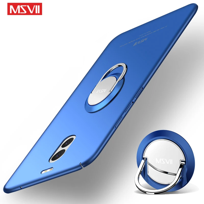 

MSVII Cover For Meizu M6 Note Case Slim Frosted Cases For Meizu M6 M6s M6T Case Ring Holder Cover For Meizu Note 6 Note6 Cases