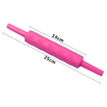 16 шт./лот) пластиковая маленькая Роза шаблон Скалка HB0480D