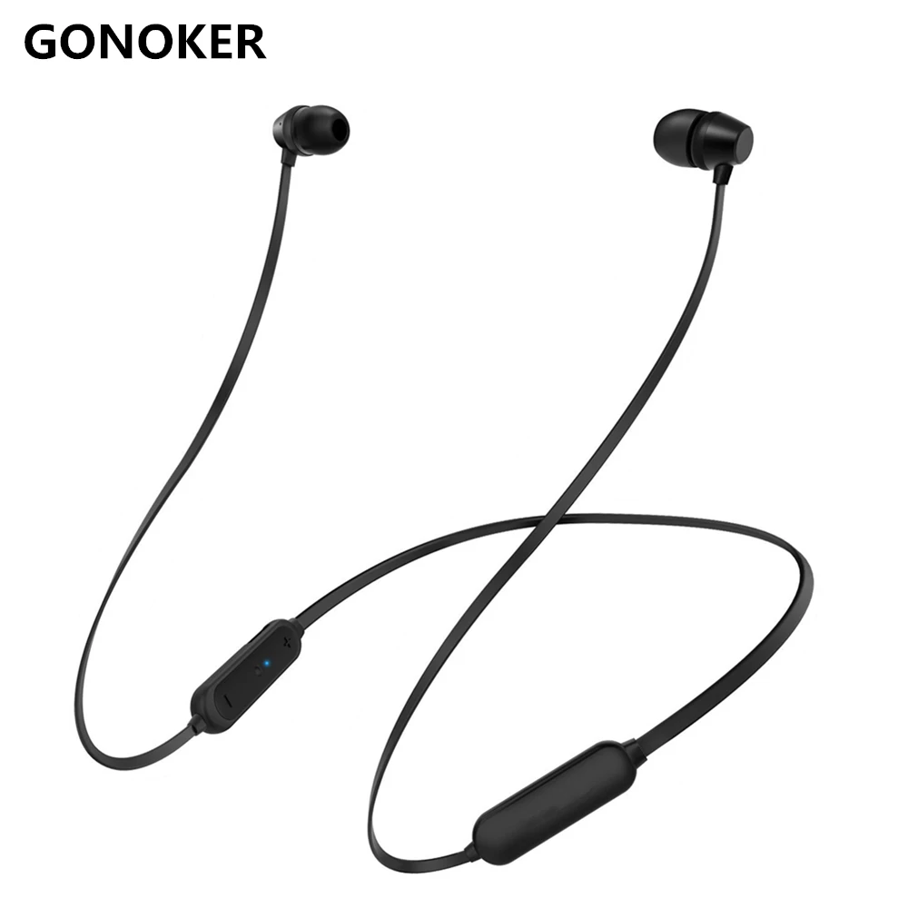 Bluetooth Headphones, Wireless Neckband Sports Headset IPX5 Waterproof HD Stereo Sweatproof