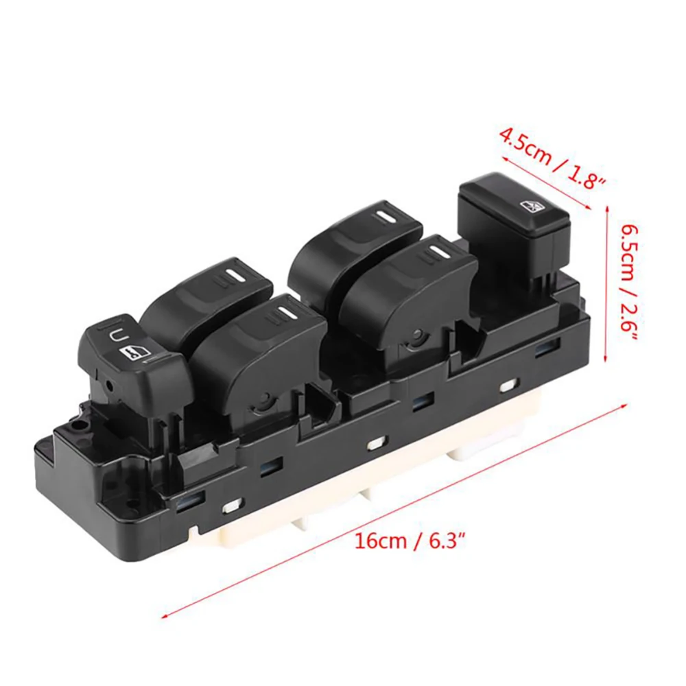 Пластик переключатель окна передняя левая сторона мастер Мощность Электрический контроллер для GMC Canyon Chevrolet Colorado Hummer H3 H3T 25779767