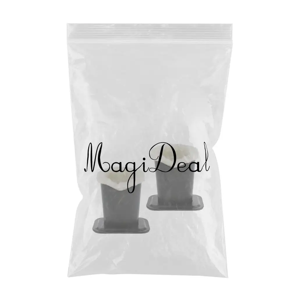 2pcs White Plush Lined Eyeglass Holder Glasses Protective Stand Case Anti-Scratch Soft Smooth Plush Lining
