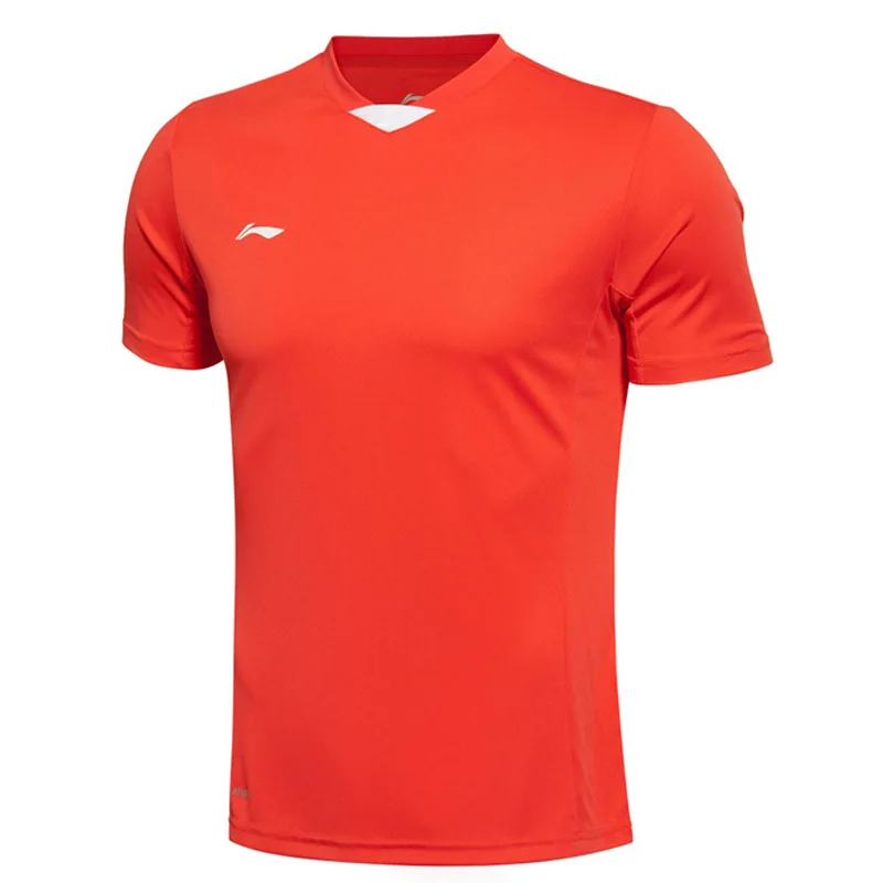 Forro transpirable camiseta de fútbol de secado rápido de la corto-Manga pelotas de fútbol entrenamiento camisa camiseta magliette da calcio