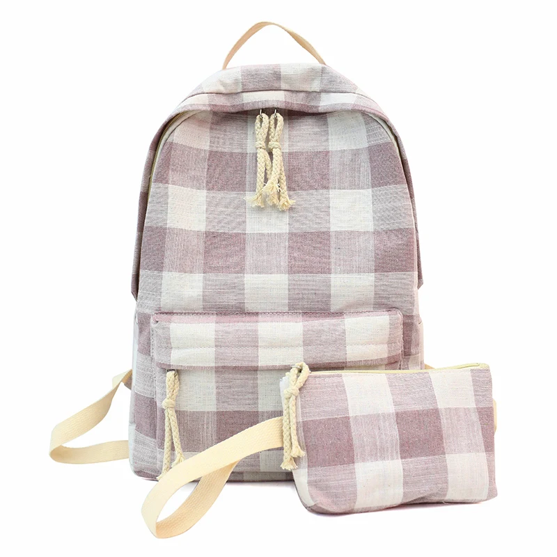 

School Backpack Bags For Teenage Girls Backpack Women Bagpack 2 pieces Sets Female Bolsa Escolar Kawaii Nylon bookbag Dayuse Bag