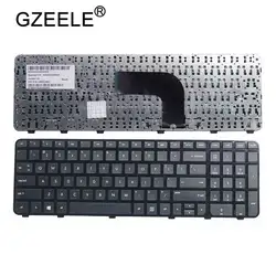 GZEELE США клавиатура для hp павильон DV6-7000 DV6-7100 DV6-7200 DV6-7050ER английская Клавиатура ноутбука черный с рамкой