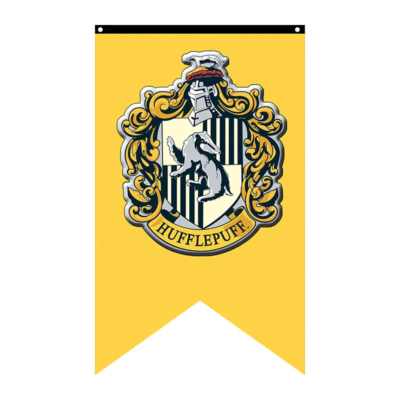 Bandera de Gryffindor para los Regalos para niños Jardín Decoración Suministros ASFAOK Cartel de New College Harry Potter Bandera, 151X46CM 