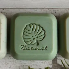 Кленовый лист, натуральное мыло, штамп, прозрачное мыло ручной работы, с ручкой, акриловый штамп на заказ