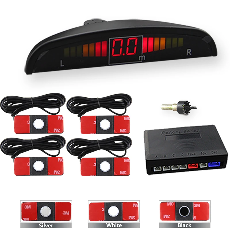 

Car Detector Auto Parking Sensor LED Display Parktronic Sensor 4 13mm Original Sensors Parktronic Sensor de estacionamento
