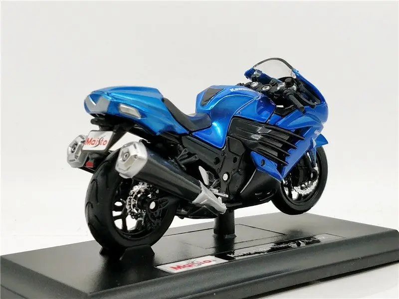 Maisto 1:18 Kawasaki Ninja ZX 14R синий мотоцикл велосипед литья под давлением модель игрушки