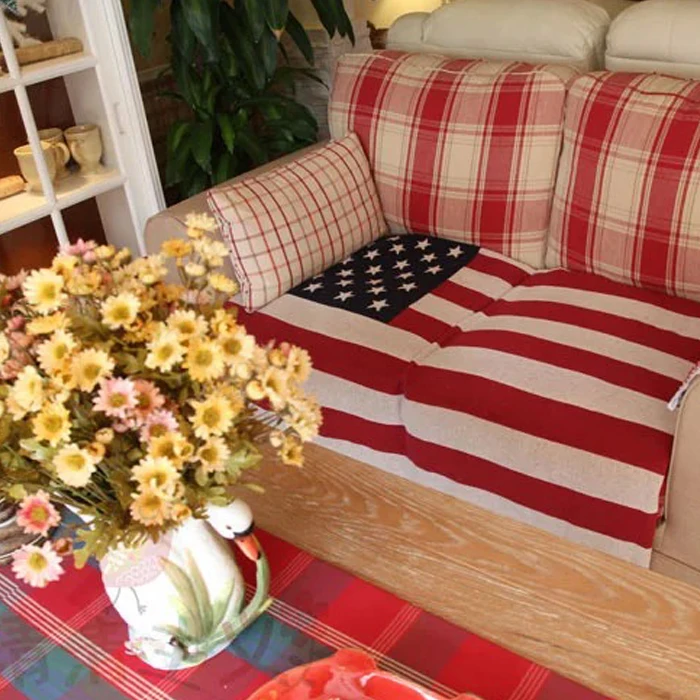 Ватная одежда тонкое одеяло "Американский флаг" Бросок коврик диванное полотенце одеяло покрывало для кровати гостиной спальни кошачьи гобелены 130X180 см
