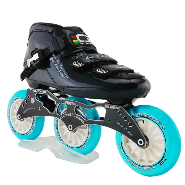 Cheap High Quality Carbon Fiber Saints Roller Speed Skating , Professional Adults Outdoor Sports Game Shoes With 3X110 Wheels