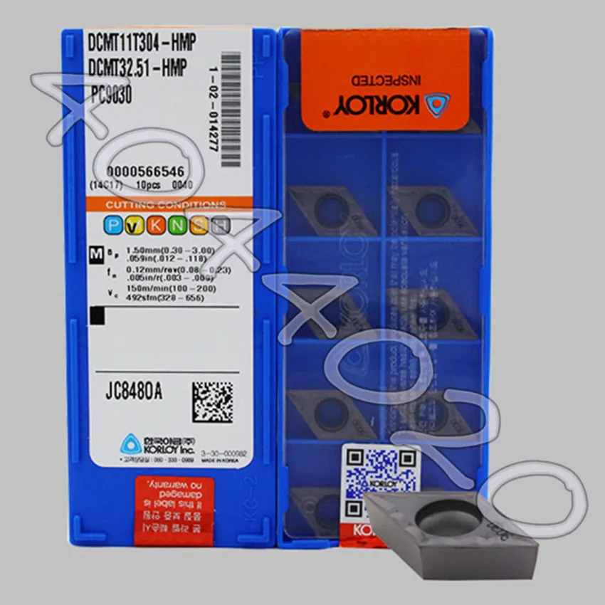 KORLOY DCMT11T304 HMP PC9030 DCMT32.52 10 шт качественные товары новые оригинальные|Токарный