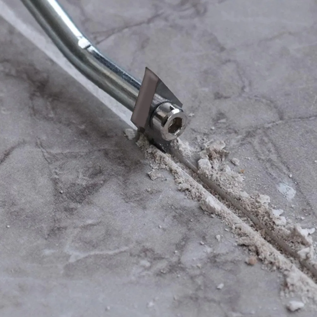 Зазор очистки конуса керамическая плитка шов строительный инструмент маленький гаечный ключ прочный вольфрамовый стальной домашний кухонный инструмент для чистки пола