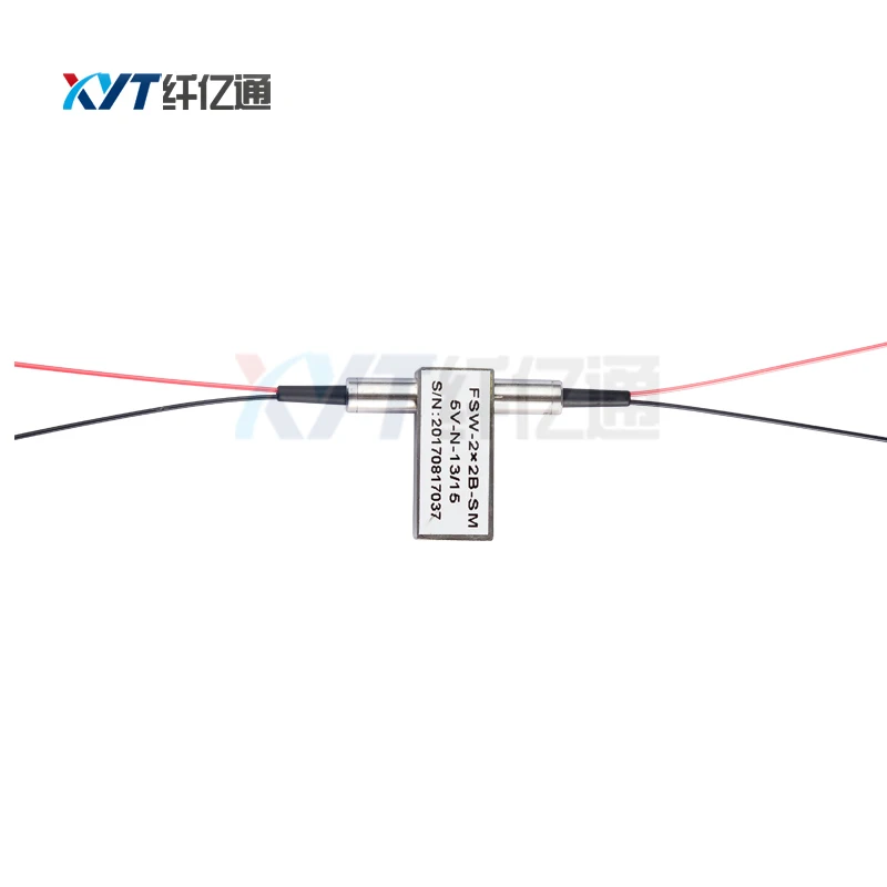 

FC UPC Connector 1260~1650nm 2x2 Fully Fiber Optic Switch