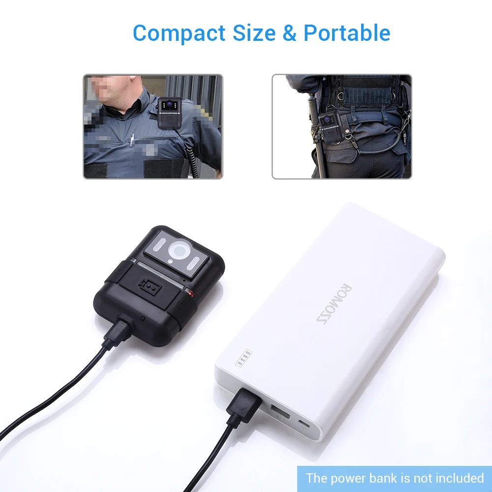  Police Camera BOBLOV IR Night Vision Body Worn Camera Record Video Security Pocket hd Body Camera P