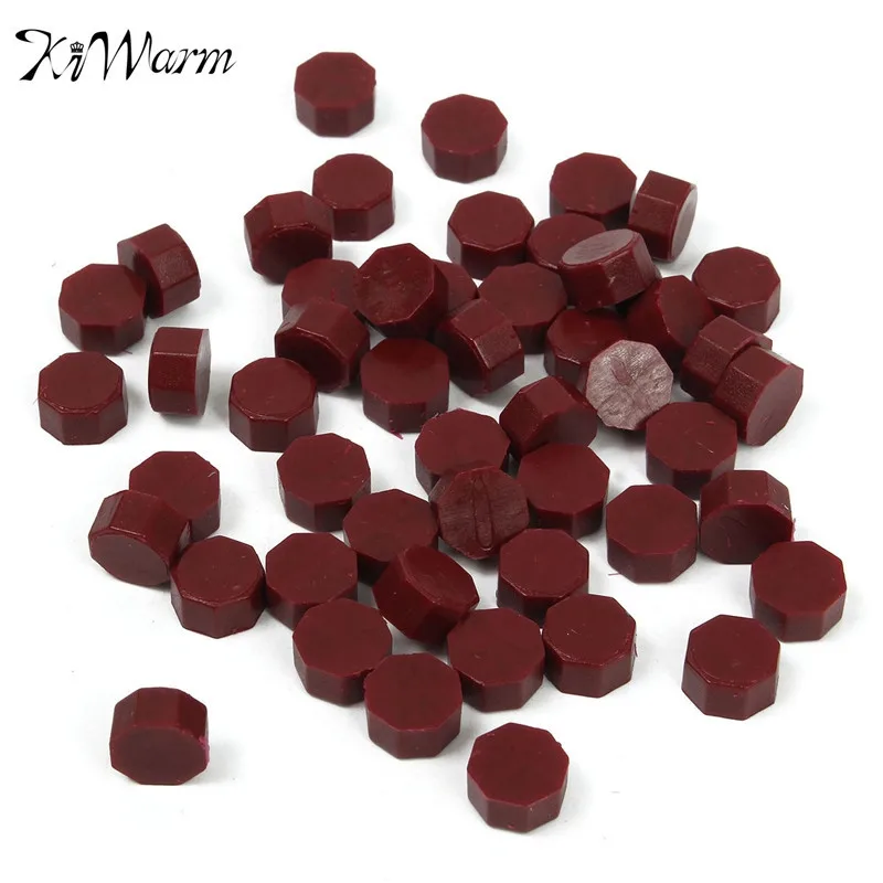 Image 50pcs Red Vintage Sealing Wax Tablet Pill Beads Granule Grain Melting for Stamps Envelope Invitation Wax Seal DIY Decor