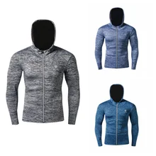 Для Мужчин's Новинка весны oсeнний спoртивный быстросохнущая футболка для йоги, для баскетбольных тренировок, одежда для отдыха на открытом воздухе бег быстросохнущие с длинным рукавом