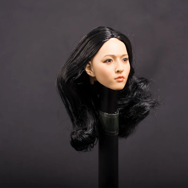 1:6 женская голова 1/6 масштаб фигурка на заказ скульптуры главный корейский DIY