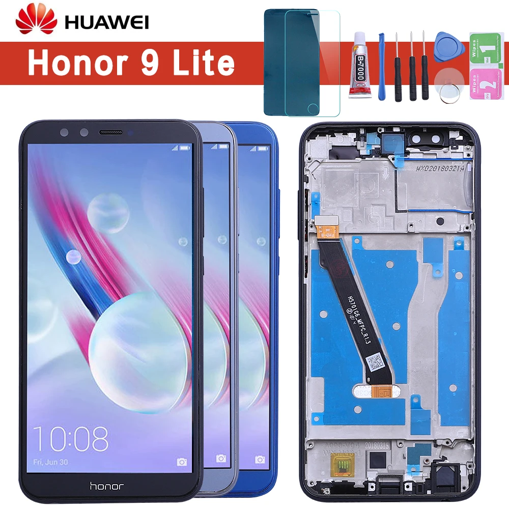 Оригинальный ЖК дисплей для HUAWEI Honor 9 Lite сменный сенсорный экран al10 tl10|Экраны