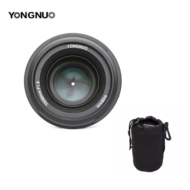 Объектив YONGNUO YN 50 мм yn50 F1.8 с большой апертурой AF/MF фиксированный объектив