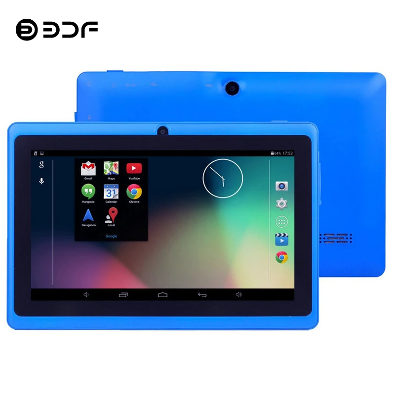 

BDF 7 Inch Cheap Tablets Pc For Kids WiFi Bluetooth 512M+8GB Tablet Quad Core Dual Camera Kids Learning Games Education Tablet