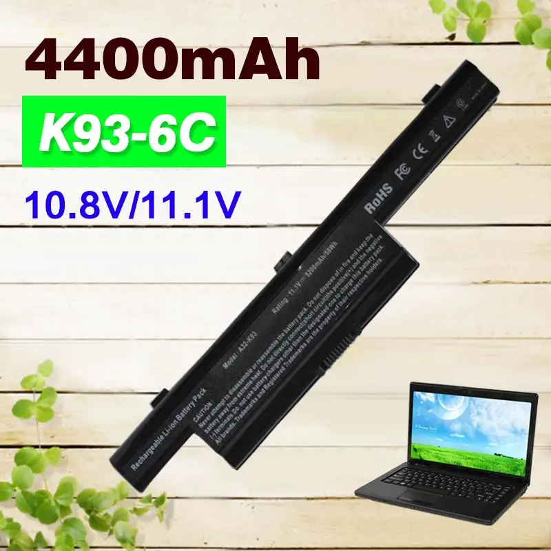 Аккумулятор для ноутбука ASUS A93SV A93 A95 K95 A93SM A95VM K93SV K95VM 11 1 В 6 ячеек 4400 мАч | Компьютеры