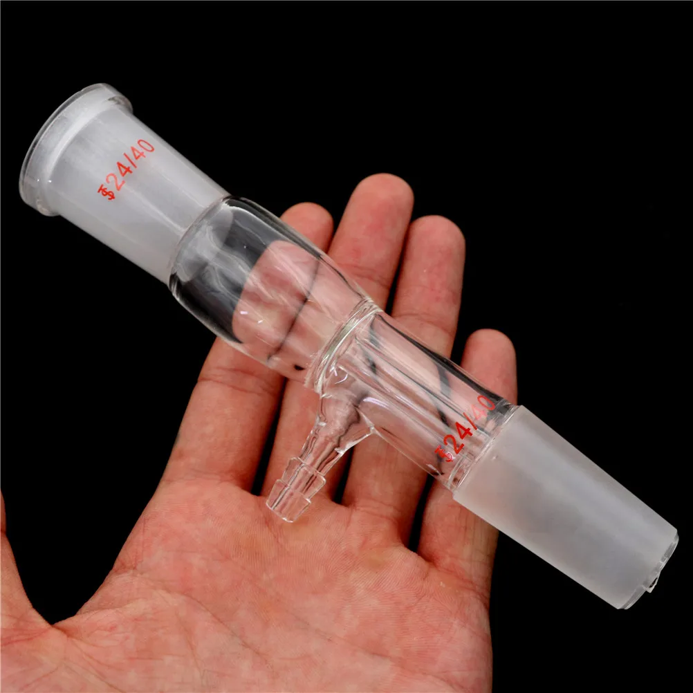 Borosilicate Glass Vacuum Adapter 24/40,lab glass supplies,lab glass adapter