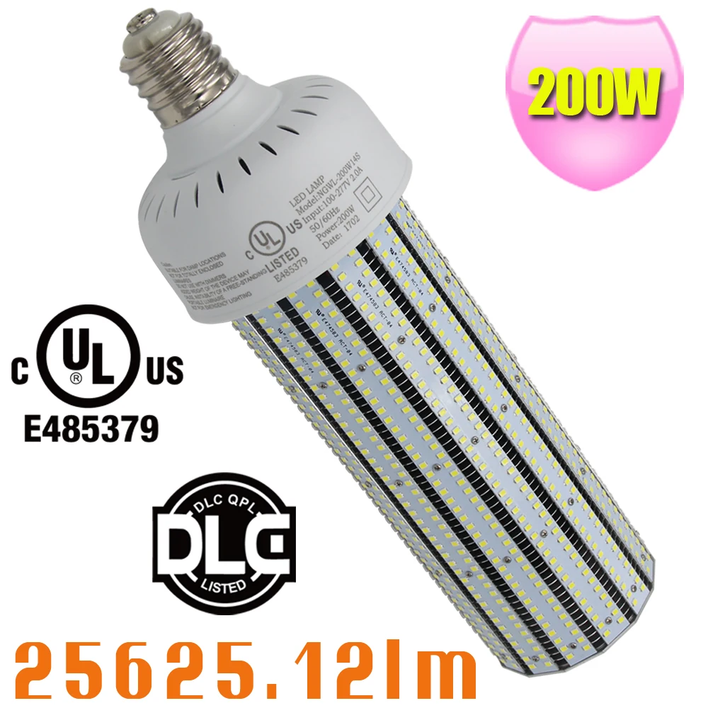 UL FCC SAA CE ROHS mercury vapor led replacement 200W bulb light mogul