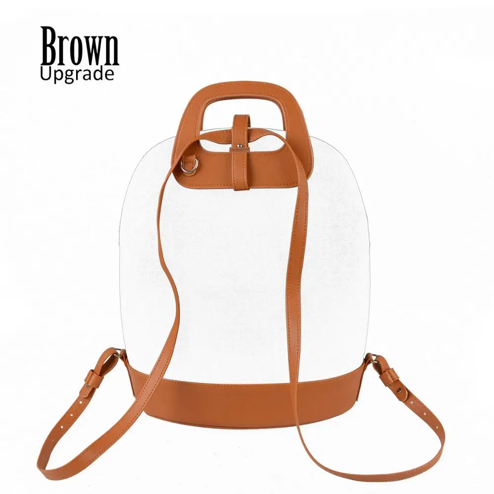 D пряжка продолговатая ручка тонкий из искусственной кожи Регулируемый ремень нижний Рюкзак Набор для Obag '50 O сумка - Цвет: brown